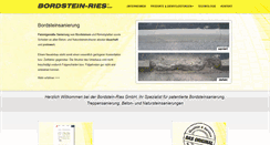 Desktop Screenshot of bordstein-ries.de